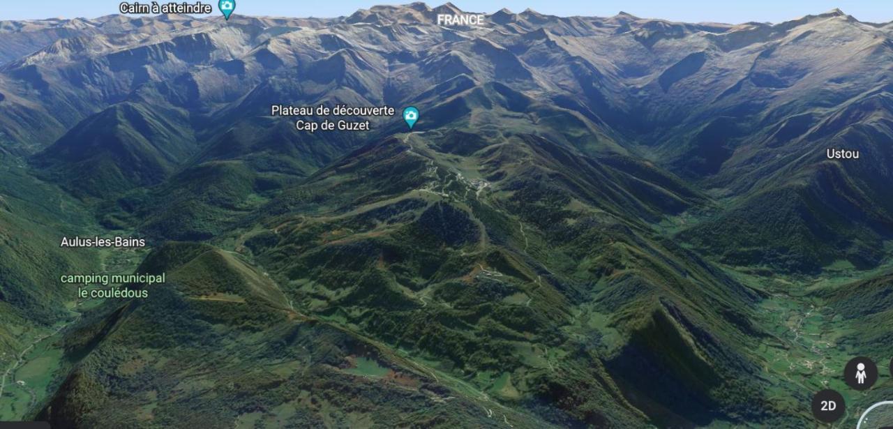 Pleine Nature Pied Pistes Piscine Chauffee Ustou Kültér fotó